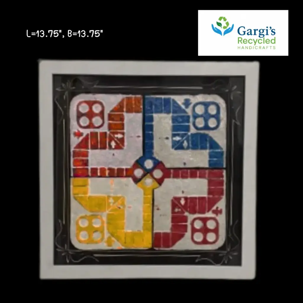 Ludo Wall Art – Recycled Paper Edition