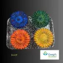 Handmade Recycled Flower Coaster Set