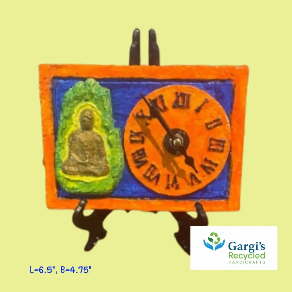 Buddha Aura – Recycled Paper Table Clock