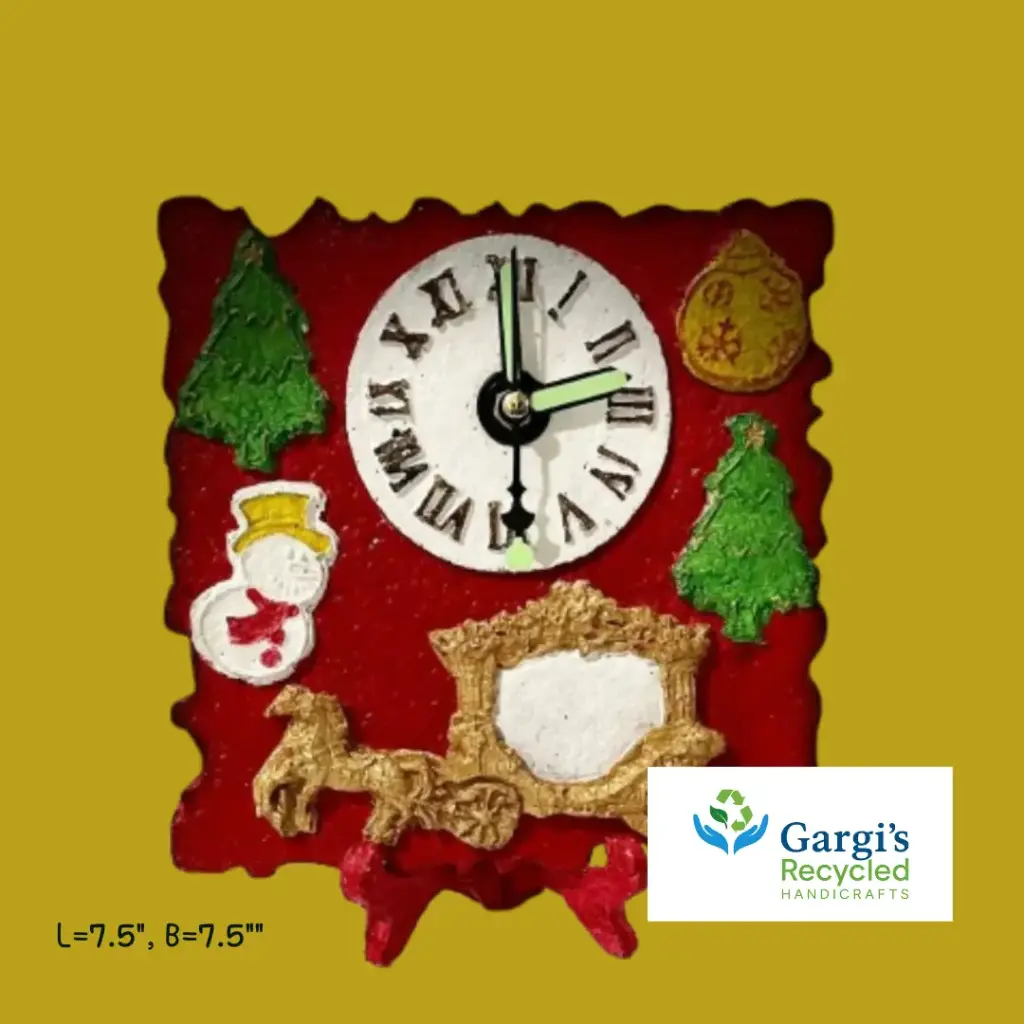 Gargi’s Christmas Clock – 100% Recycled
