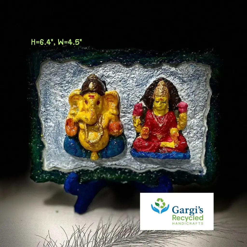 Kripa Kavach – Ganesha Laxmi 2D Frame