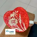 Bloom Heart – Recycled Paper Coaster