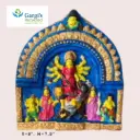 Durga's Triumph in Clay