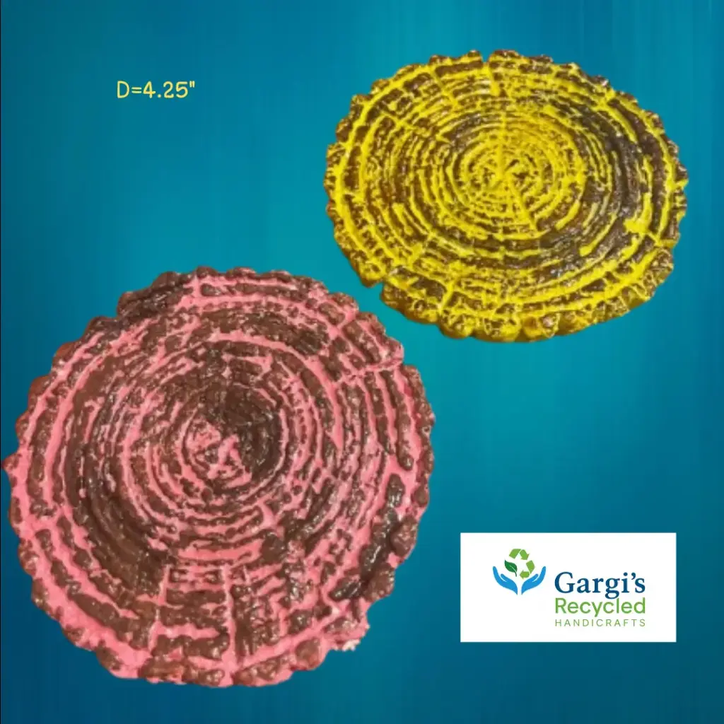 Eco Swirl Recycled Coaster Set