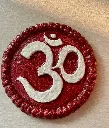 Sacred Om Handcrafted Eco-Friendly Accent Plaque (5")