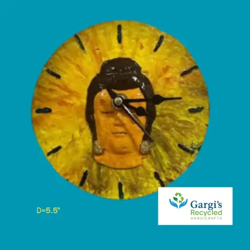 Buddha Bliss Mini Wall Clock