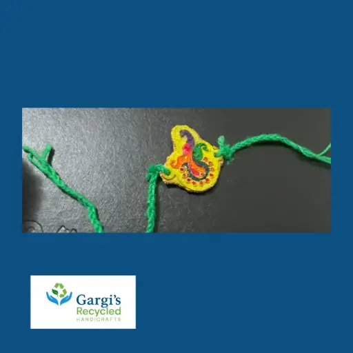 Eco-Friendly Peacock Rakhi / Friendship Band