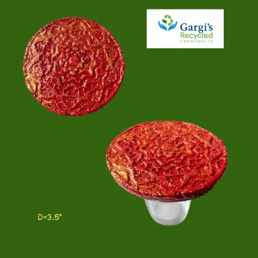 Red Textured Coaster